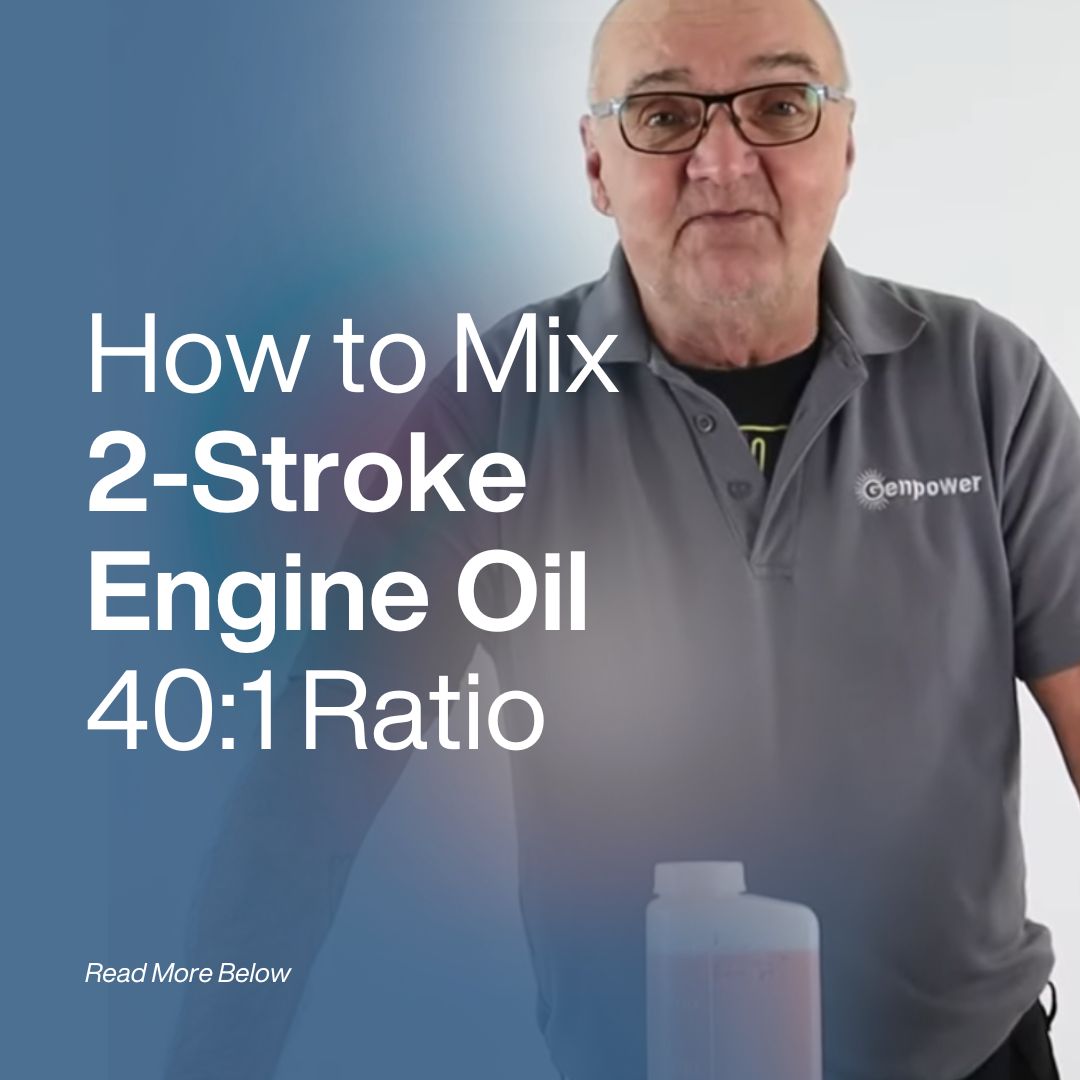 How to Mix 2-Stroke Engine Oil 40:1 Ratio ( A Guide by Hyundai Power Products)