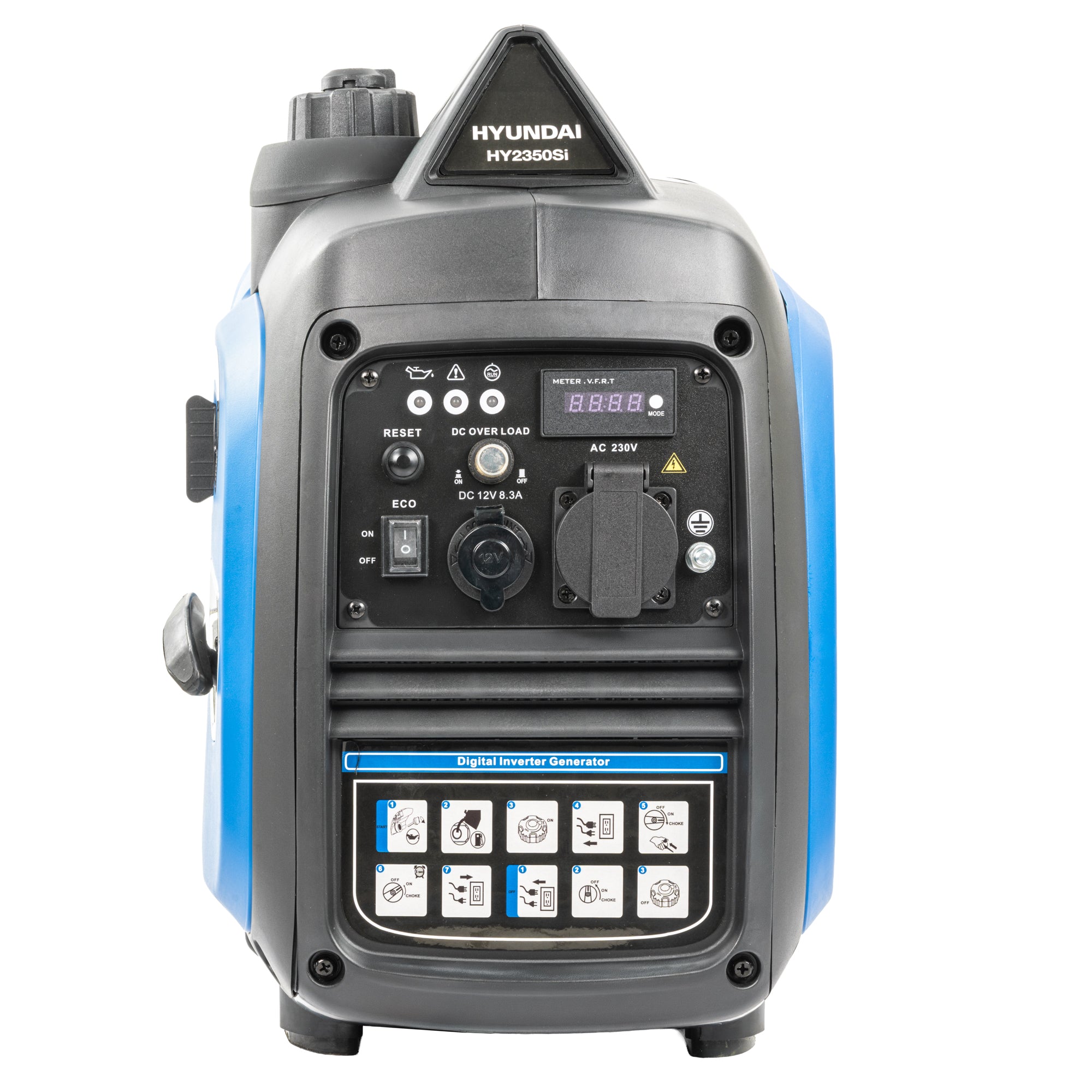 Hyundai 2.0kW / 2000W Inverter Generator, Recoil Start, Pure Sine Wave | HY2350Si-EU