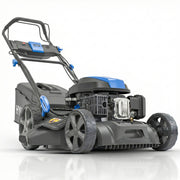 Hyundai 56cm Self-Propelled Petrol Lawnmower, Electric Start, 3-in-1 | HYM22200SPEX-EU