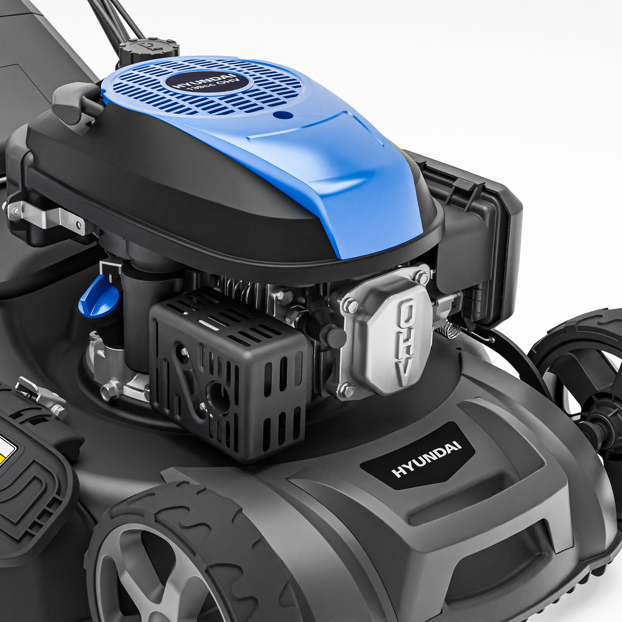 Hyundai Tondeuse à Gazon Autotractée à Essence 46cm, Démarrage Électrique, 139cc | HYM18150SPEX
