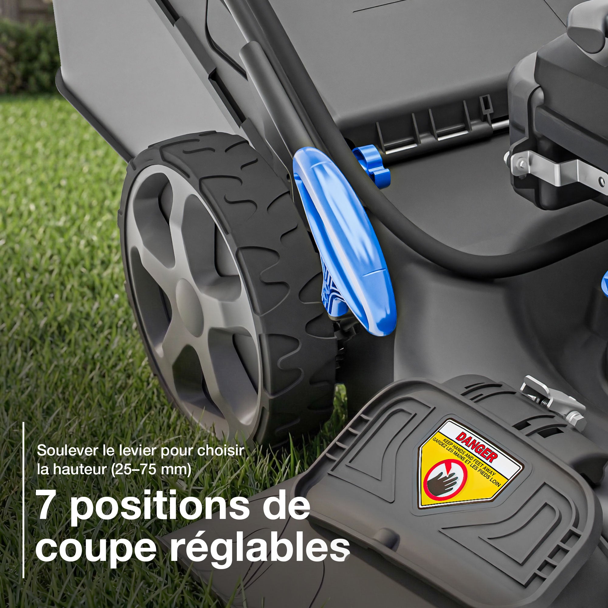 Hyundai Tondeuse à Gazon Autotractée à Essence 46cm, Démarrage Électrique, 139cc | HYM18150SPEX