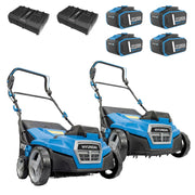 Hyundai 2x20V Scarifier and Artificial Grass Sweeper Kit