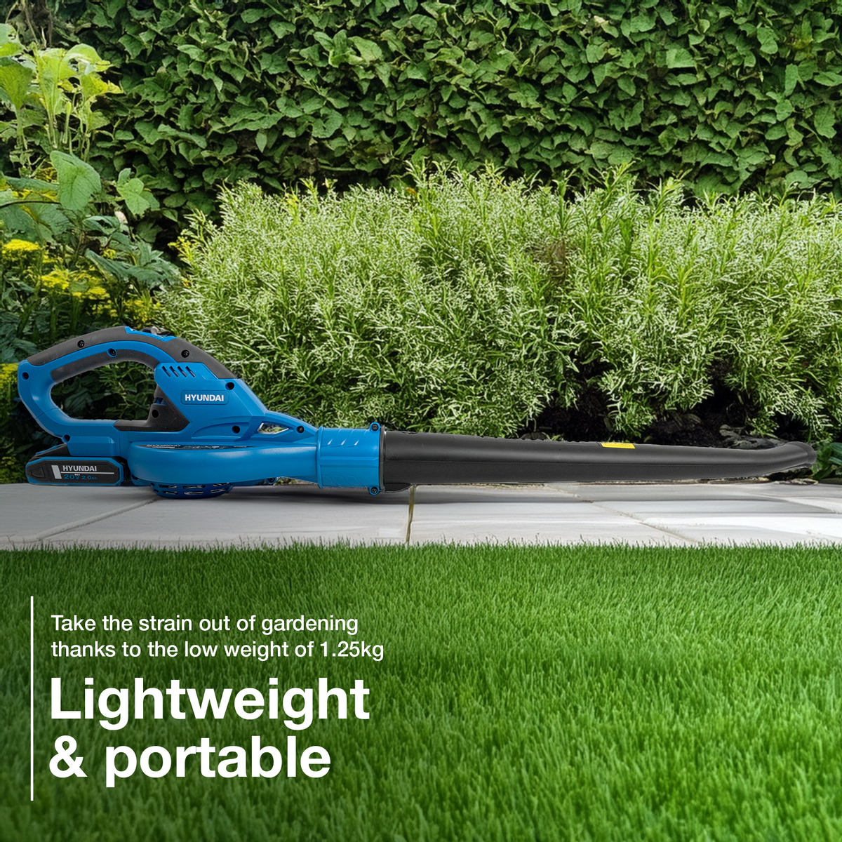 Hyundai 20V Leaf Blower and 30cm Grass Trimmer Kit