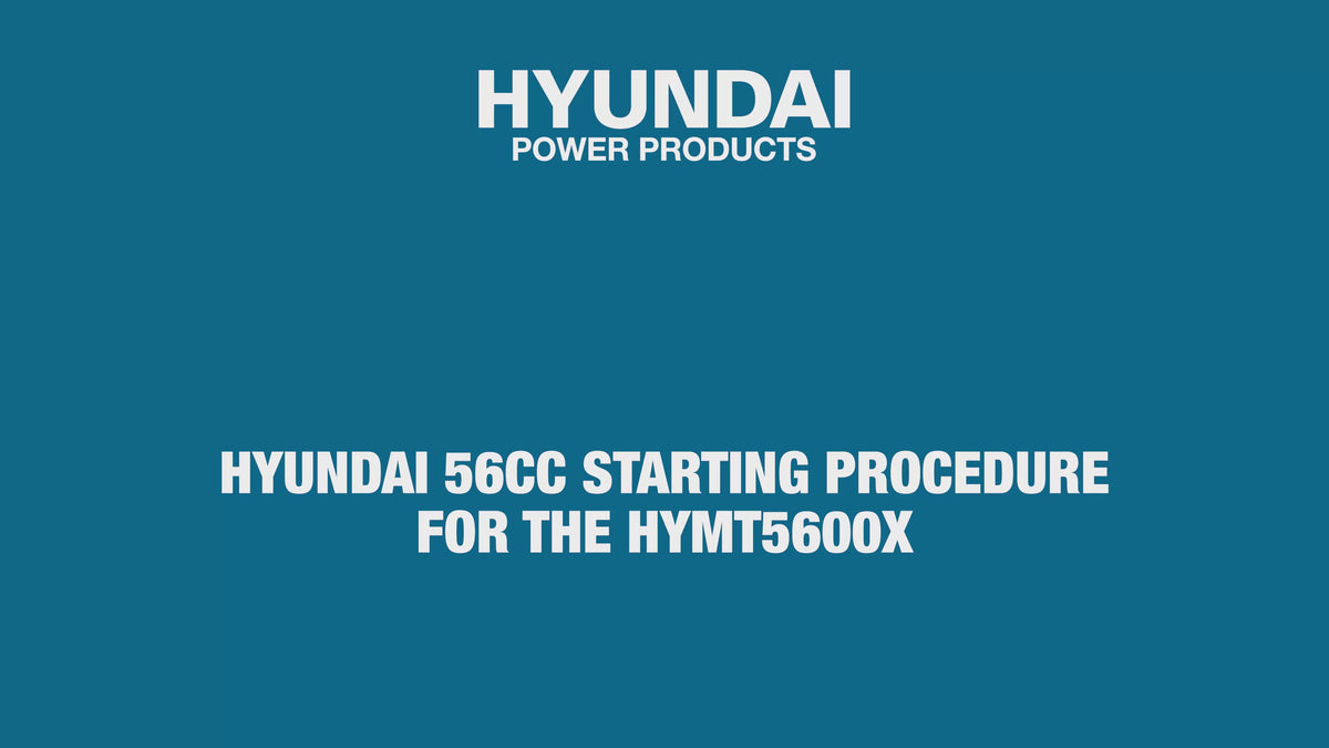 Charger la vidéo : Multi-outil de jardin thermique Hyundai 56cc, 5-en-1 — Coupe-bordure, débroussailleuse, taille-haie sur perche et élagueuse | HYMT5600X